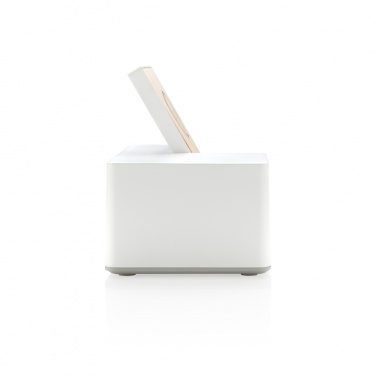 Logo trade promotional merchandise photo of: Ontario 5W wireless charger with speaker