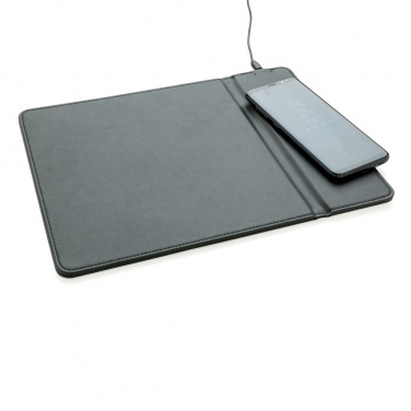 Logotrade promotional gifts photo of: Mousepad with 5W wireless charging