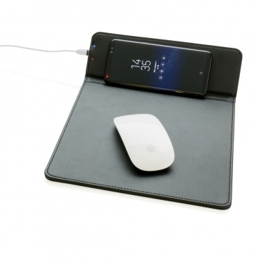 Logotrade promotional products photo of: Mousepad with 5W wireless charging