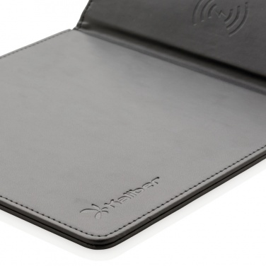Logo trade promotional gifts image of: Mousepad with 5W wireless charging