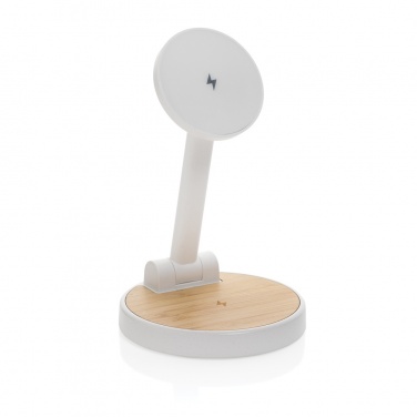 Logotrade promotional giveaway picture of: Ontario RCS rplastic 15W magnetic charging 2 in 1 stand
