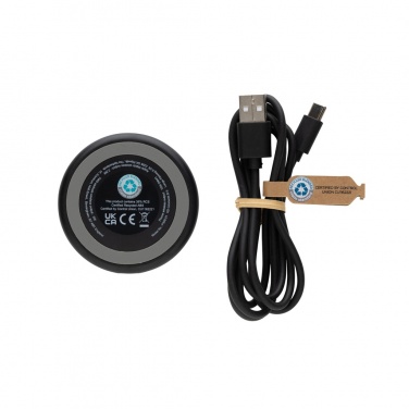 Logotrade corporate gift image of: Magnapad 15W RCS rplastic magnetic 3 in 1 charging pad