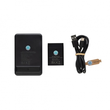 Logotrade promotional merchandise picture of: Powerbase RCS recycled plastic 3 in 1 charger with powerbank