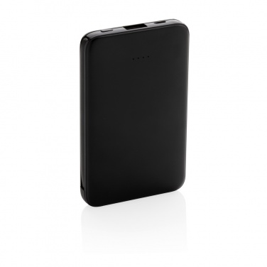 Logo trade business gift photo of: 5.000 mAh Pocket Powerbank with integrated cables