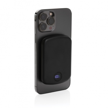 Logo trade promotional items image of: MagBoost RCS recycled plastic 5000 mah magnetic powerbank