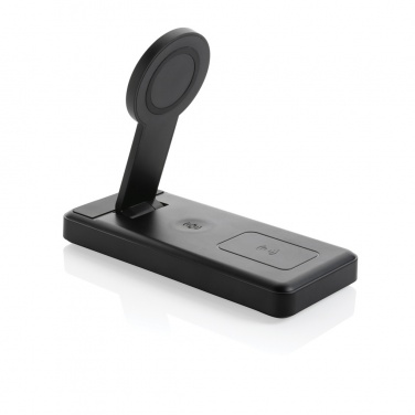 Logo trade advertising products image of: Fenwick RCS recycled plastic 10000mah  3 in 1 fast powerbank