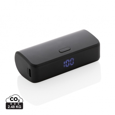 Logo trade advertising product photo of: FlashCharge RCS rplastic 5000 mah fast charge powerbank