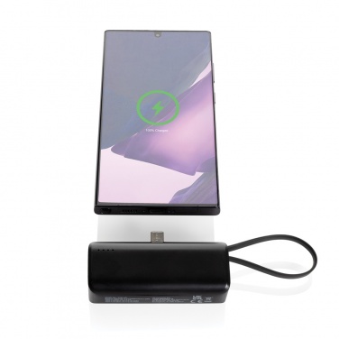 Logotrade promotional merchandise photo of: Powerlink RCS rplastic 3000 mah powerbank USB C connector