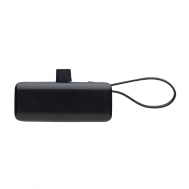 Logotrade promotional giveaway image of: Powerlink RCS rplastic 3000 mAh powerbank iOS connector