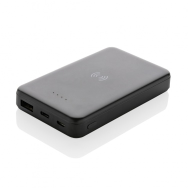 Logotrade advertising product image of: RCS recycled plastic 5.000 mAh 5W wireless powerbank