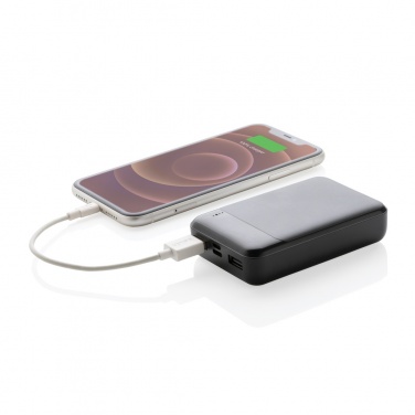 Logo trade promotional items image of: RCS standard recycled plastic 10.000 mAh powerbank