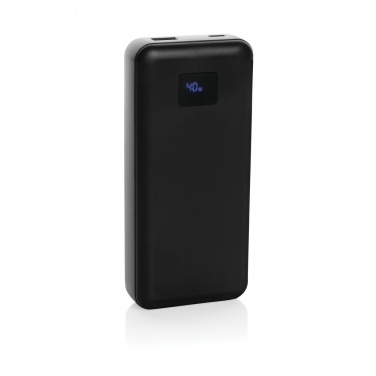 Logo trade corporate gifts image of: Gridley RCS rplastic 20000 65W laptop powerbank