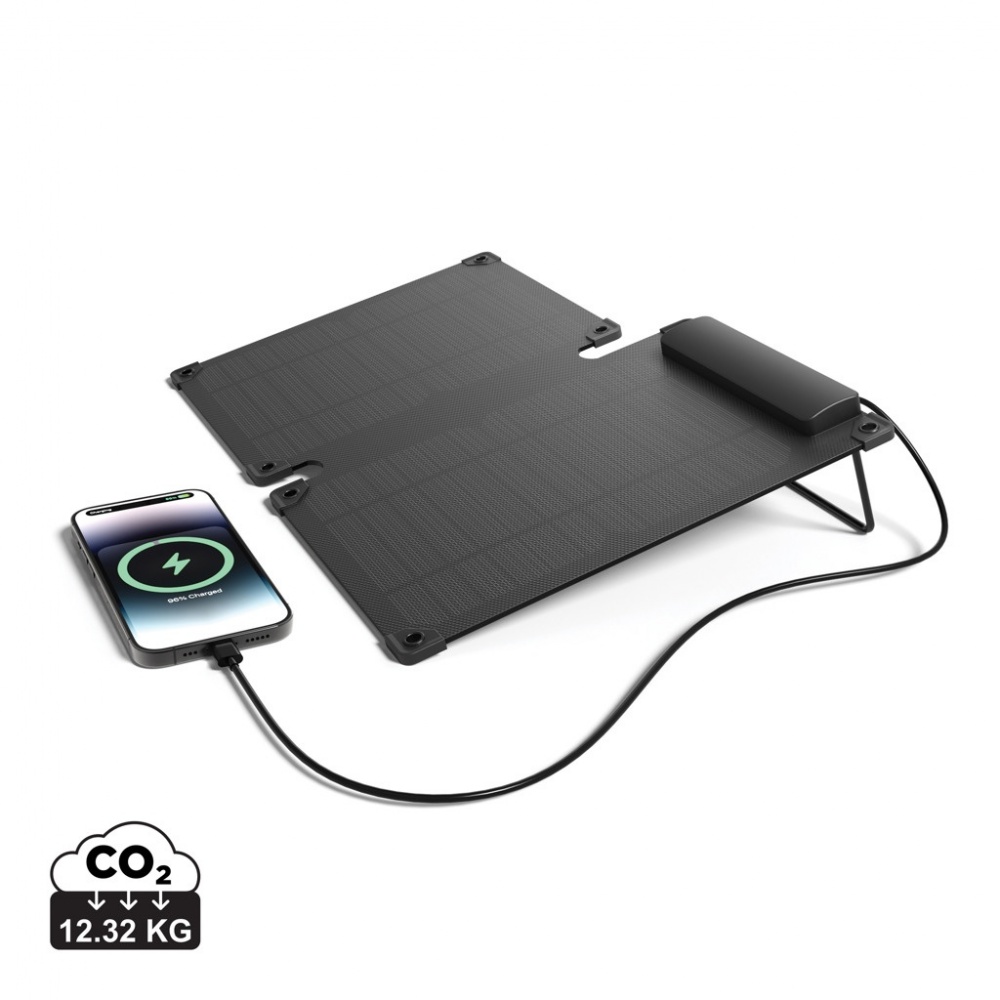 Logotrade promotional giveaway image of: Solarpulse rplastic portable Solar panel 10W