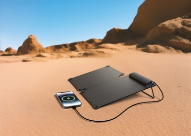 Logo trade promotional items picture of: Solarpulse rplastic portable Solar panel 10W