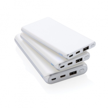 Logo trade promotional products image of: Ultra fast 10.000 mAh powerbank with PD