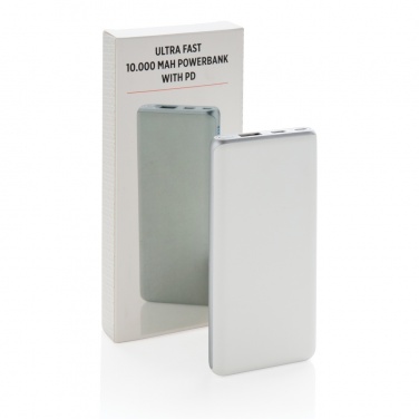 Logotrade business gifts photo of: Ultra fast 10.000 mAh powerbank with PD