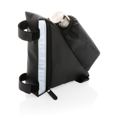 Logo trade promotional product photo of: PU high visibility bike frame bag with bottle holder