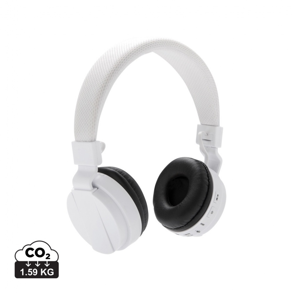 Logo trade promotional gift photo of: Foldable wireless headphone