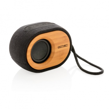Logo trade promotional merchandise photo of: Bamboo X  speaker