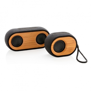 Logo trade promotional gifts image of: Bamboo X  speaker
