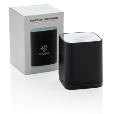 Logotrade promotional items photo of: Light up logo wireless speaker