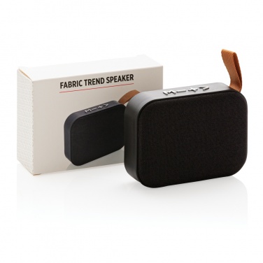 Logo trade business gifts image of: Fabric trend speaker