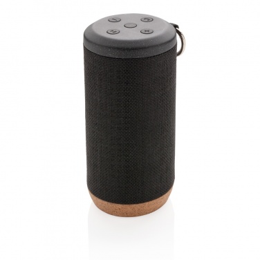 Logotrade promotional giveaway image of: Baia 10W wireless speaker, cork