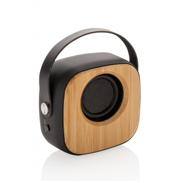 Logotrade promotional merchandise image of: Bamboo 3W Wireless Fashion Speaker