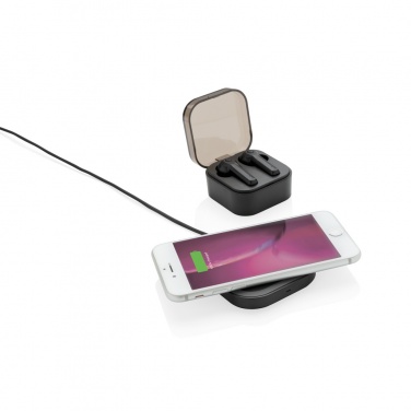 Logotrade promotional merchandise photo of: TWS earbuds in wireless charging case