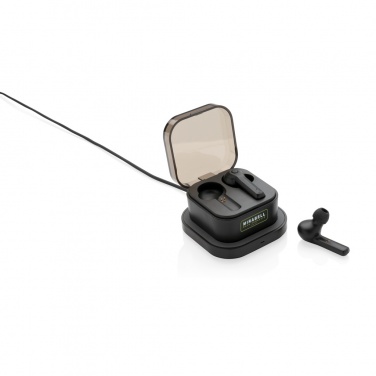Logotrade promotional product picture of: TWS earbuds in wireless charging case