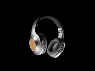 Logo trade promotional giveaway photo of: Dakota Bamboo wireless headphone