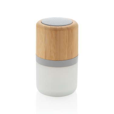 Logotrade corporate gift picture of: Bamboo colour changing 3W speaker light