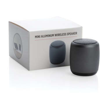 Logotrade promotional gift picture of: Mini aluminium wireless speaker