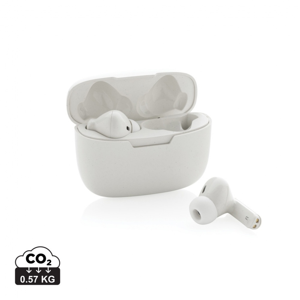 Logo trade promotional item photo of: RCS recycled plastic Liberty Pro wireless earbuds