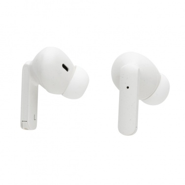 Logo trade promotional merchandise photo of: RCS recycled plastic Liberty Pro wireless earbuds