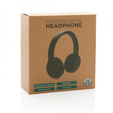 Logotrade advertising product image of: RCS standard recycled plastic headphone