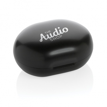 Logotrade promotional item image of: RCS standard recycled plastic TWS earbuds