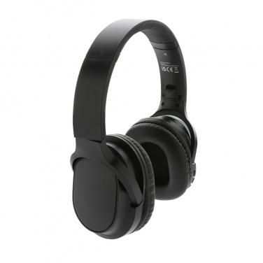 Logotrade business gift image of: RCS recycled plastic Elite Foldable wireless headphone