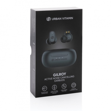 Logotrade promotional merchandise picture of: Urban Vitamin Gilroy hybrid ANC and ENC earbuds