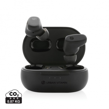 Logotrade promotional giveaway image of: Urban Vitamin Gilroy hybrid ANC and ENC earbuds