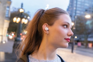 Logo trade promotional merchandise image of: Urban Vitamin Napa earbuds