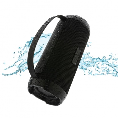 Logo trade business gift photo of: RCS recycled plastic Soundboom waterproof 6W speaker