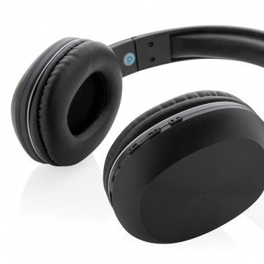 Logo trade promotional gifts picture of: RCS recycled plastic JAM wireless headphone