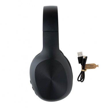 Logo trade business gifts image of: RCS recycled plastic JAM wireless headphone