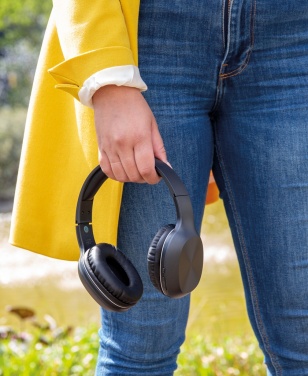 Logo trade business gift photo of: RCS recycled plastic JAM wireless headphone