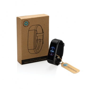 Logotrade promotional gift picture of: RCS recycled TPU Sense Fit with heart rate monitor