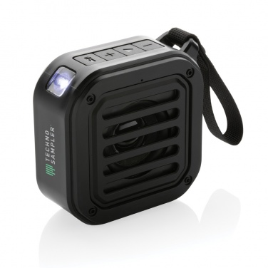 Logotrade promotional merchandise picture of: 3W RCS recycled plastic wireless sunwave solar speaker