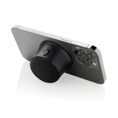 Logo trade promotional product photo of: Magtune RCS recycled plastic magnetic 5W speaker