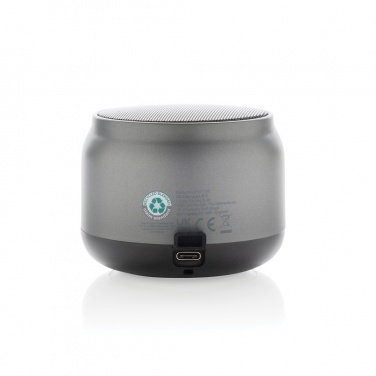 Logo trade promotional merchandise photo of: BeatBuddy recycled plastic 3W speaker