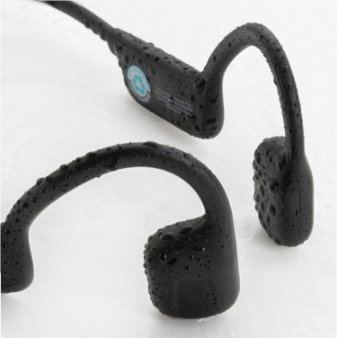 Logo trade promotional merchandise image of: Urban Vitamin Glendale RCS rplastic air conductive headphone